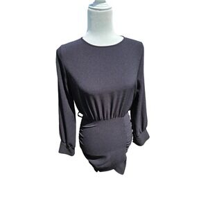 Black Zara elegant night out black xsmall dress